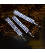 Zircon Zirconia CZ Tiaras Crowns Rhinestones Crystal Headbands Brides Wo... - £22.49 GBP
