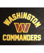 WASHINGTON COMMANDERS T-SHIRT XL NFL Team Apparel 100% COTTON Official FREE SHIP - $20.74