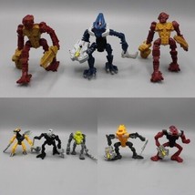 Lot of 8 McDonalds Lego Bionicle Figures 2006-08 4&quot; Action Figure Happy Meal Toy - £19.46 GBP