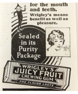 1924 Wrigley&#39;s Chewing Gum After Every Meal Advertisement Candy 4.25 x 2... - $27.41 CAD