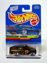 Hot Wheels Rescue Ranger #720 Biohazard Series #4 of 4 Black Die-Cast Truck 1998 - £3.98 GBP