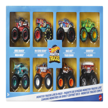 Hot Wheels Monster Trucks Live 8-Pack, Toy Trucks, Gift for Kids 3 Years &amp; Up - £40.98 GBP