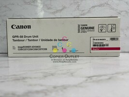 Genuine Canon iRA C256,C257,C356 Magenta Drum Unit GPR-58, GPR58, 2188C0... - $345.31 CAD