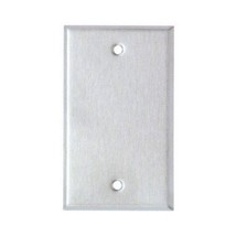 1-Gang Blank Stainless Steel Wall Plate Cover - $110.26 MXN