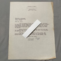 Orange County Texas Attorney James N Neff Letter 1935 Political History - $34.77