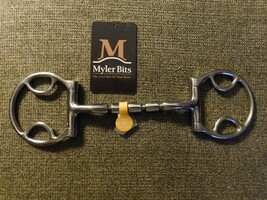 Myler 32-3 Stainless Steel Western Dee, 5", Triple Barrel Mullen Mouth - $115.00