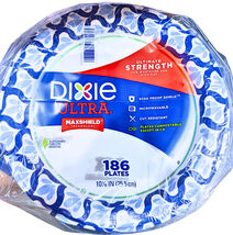 Dixie Ultra 10-1/16" Paper Plate Kitchen Party Supplies Disposable 186 C... - $41.11