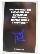 Metallica Promo Poster and Metalica - $13.35