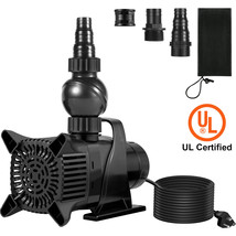 VEVOR 330W 4000GPH Electric Submersible Water Pump for Koi Pond Pool Fountains - £122.66 GBP