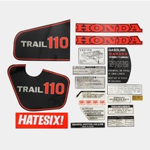 Sticker Emblem Honda Trail CT 110 1981 CT90 CT70 Decal Sticker Complete ... - £31.87 GBP