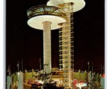 Observation Towers New York Worlds Fair NY NYC UNP Chrome Postcard H19 - $4.90