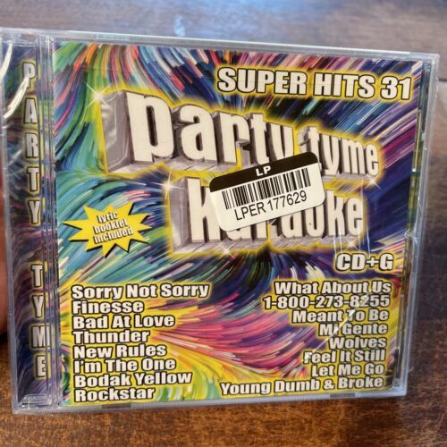PARTY TYME KARAOKE SUPER HITS 31 CD NEW &amp; SEALED - *Cracked Case* - $2.69