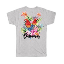 Customizable Macaw Bahamas : Gift T-Shirt Tropical Bird Personalized Parrot Nass - £20.03 GBP