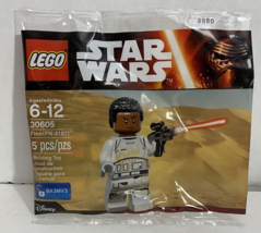 NEW LEGO Star Wars The Force Awakens FINN FN-2187 Minifigure Polybag 30605 - £9.17 GBP