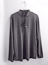 Antigua 1/4 Zip Pullover Performance Top Men&#39;s Size L Glacier Charcoal Grey - $37.95