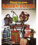 1977 21 Original Tennis Sailor Bags Totes Pouches Easy To Sew Patterns - $13.99