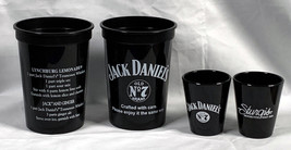 2 Jack Daniels Whiskey Plastic Cups Glasses 12 oz &amp; 2 Sturgis Shot Glass... - £15.15 GBP