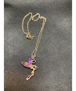 Children&#39;s Crystal Pixie Fairy Charm Necklace - £3.03 GBP