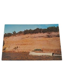 Postcard Pictured Rocks Munising Michigan Chrome Unposted - £5.54 GBP