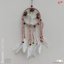 Handmade Bohemian Macrame Beads Dream Catcher Car Wall Hanging Decoratio... - $372.61 MXN