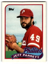 1989 Topps Traded #95T Jeff Parrett    Philadelphia Phillies Baseball C ... - $1.67