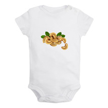 Baby Nut Cashew Pattern Rompers Newborn Bodysuits Infant Jumpsuit Babies Outfits - £8.24 GBP