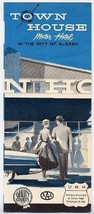 Town House Motor Hotel Brochure Albany New York 1950&#39;s - £14.22 GBP