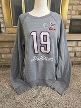 Hollister Applique Logo Crewneck Sweatshirt Womans Sz Large Sporty Prepp... - $29.70