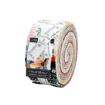 Moda FRANKIE 40 2.5&quot; Quilt Fabric Strips 30670JR Jelly Roll - BasicGrey - £31.64 GBP