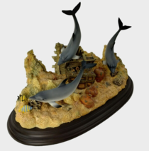 Lenox Dolphin Treasures of the Deep Figurine Seabed Ocean Collectible Vintage - £64.08 GBP