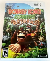 Donkey Kong Country Returns Nintendo Wii 2010 Video Game platformer tikis - £20.02 GBP