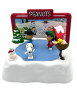 Peanuts Musical Motorized Ice Skating Rink W/Three Characters - £15.03 GBP