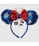 Disney Minnie Mouse Girls Headband 4th of July Red White Blue - €4,11 EUR