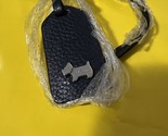 NEW Radley London Blue pebbled Leather Charm Fob Hang Tag Bag - $21.89