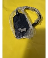 NEW Radley London Blue pebbled Leather Charm Fob Hang Tag Bag - £17.21 GBP