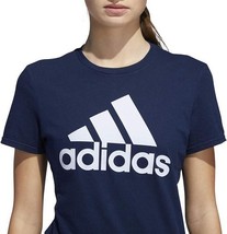 adidas Women&#39;s Badge Of Sport Color Fill T-Shirt Size Medium DV1857 Navy... - $195.40 MXN