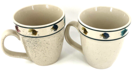 Tienshan Folkcraft Scotty Z Rainbow Trout Large Mug 4 1/2&quot;, Set of 4 - £22.19 GBP