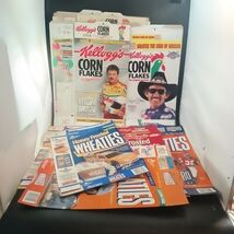 Lot of 10 Flat Cereal Boxes Labonte, Petty, Earnhardt, Gordon, All Pro, OBO - $83.25 CAD
