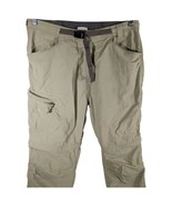 Mens Convertible Hiking Cargo Pants Size 36x32 Alpine Design Tan Zip Off... - $23.76