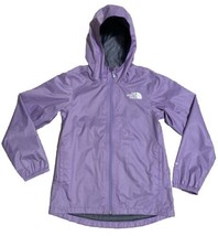 The North Face Dryvent Lilac Purple Hooded Rain Jacket Shell Girls Small (7/8) - £37.87 GBP