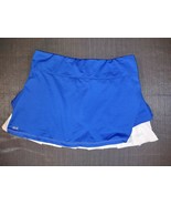 HALLOWEEN COSPLAY COSTUME CHEER CHEERLEADER BLUE WHITE SKIRT SKORT SIZE ... - $27.08