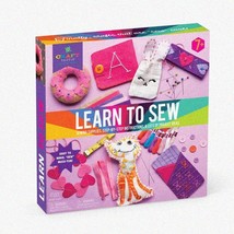 Stitch &amp; Create: Fun Sewing Kit for Kids - 7 Projects, Reusable Materials, Learn - $73.21