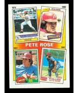 Vintage 1986 Topps BASEBALL Trading Cards PETE ROSE Years Lot #2-6 (5 Ca... - £8.88 GBP