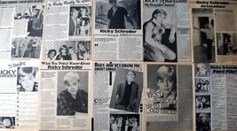 Ricky Schroder ~ Eighteen (18) B&amp;W Vintage Articles Frm 1983-1986 ~ B3 Clippings - £8.03 GBP