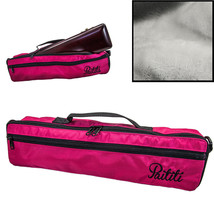 Paititi Brand New C Flute Hard Case Cover w Side Pocket/Handle/Strap Pink Color - £15.97 GBP