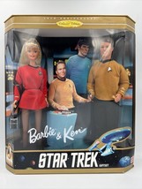 1996 Barbie and Ken Star Trek 30th Anniversary Dolls Gift Set Mattel NRFB - £18.27 GBP