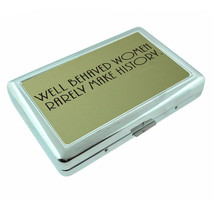 Well Behaved Women Em1 Silver Metal Cigarette Case RFID Protection Wallet - £12.54 GBP