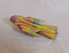 1950s Vintage Automatic Toy Co. Friction Tin Space Rocket Made In USA - $140.21