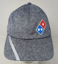 Dominos Pizza Hat Baseball Cap Uniform Gray Adult Adjustable Employee - £10.16 GBP