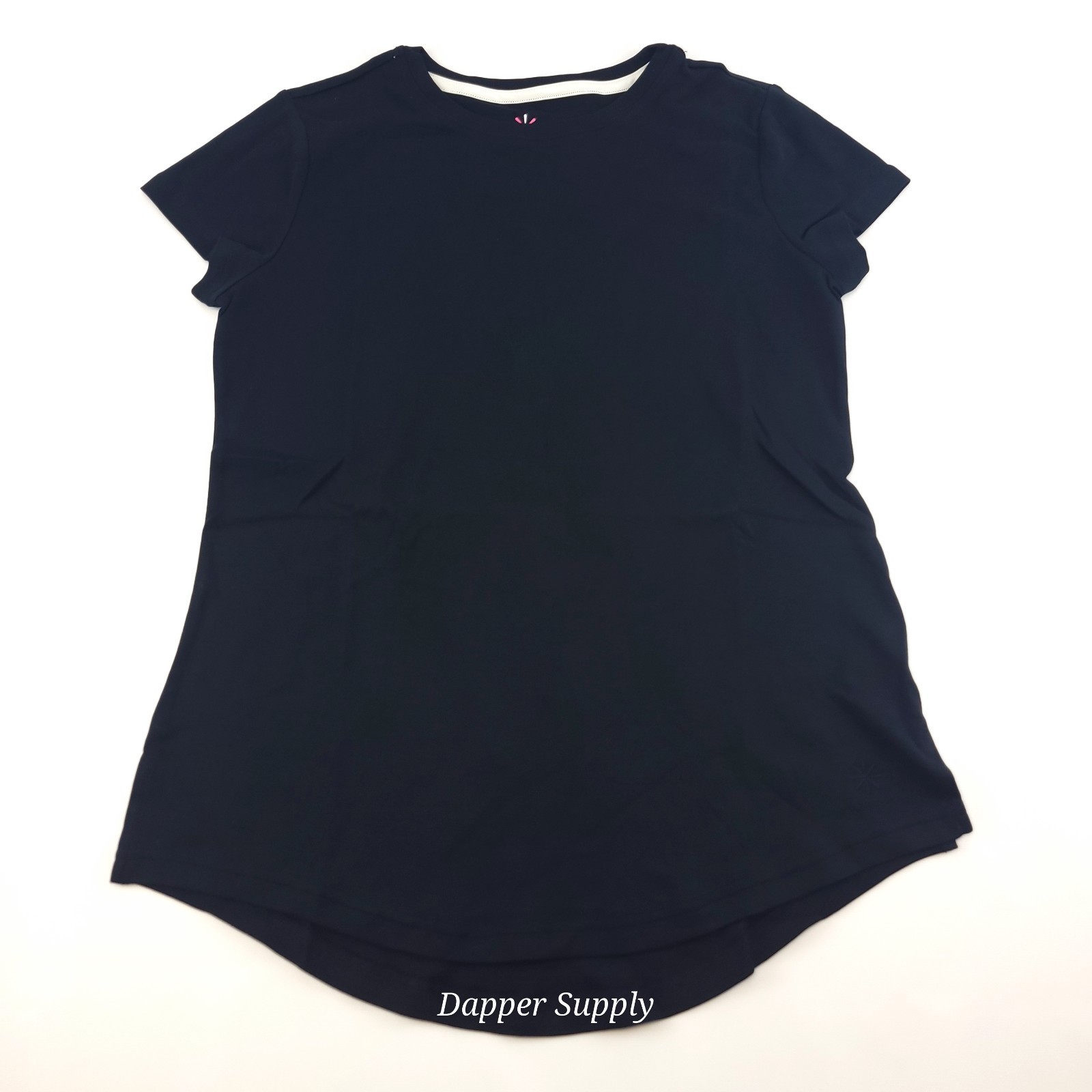 Isaac Mizrahi Live Essentials A288195 Black Pima Cotton Tee Shirt Sz S - €20,90 EUR